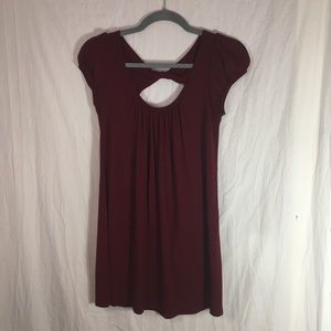 Julie’s Closet Raspberry Open Back Top